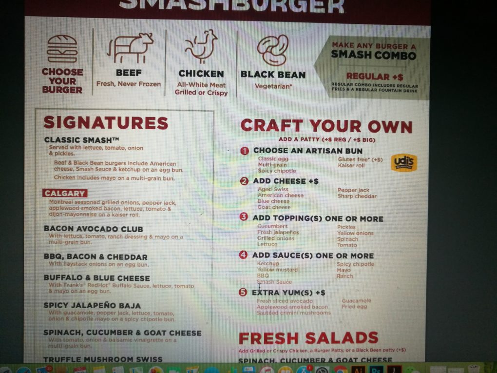 Smashburger Menu.pdf SMASH BURGER - BeDelicious